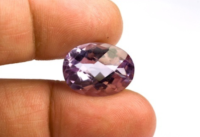10.35 Ct.Untreated Amethyst faceted gemstone for sale wholesale